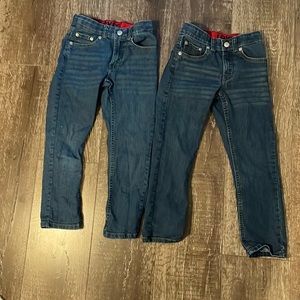 2 pairs 6 REG Levi’s jeans
